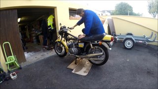 Remise en route d'une 350 Motoconfort à cadre rallongé 1976.