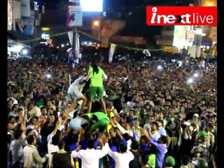 Girls playing Dahi Handi on this Janmashtami