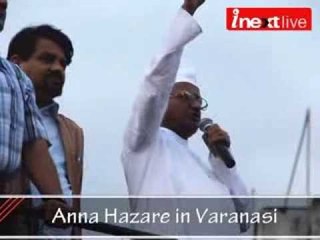 Anna Hazare in Varanasi
