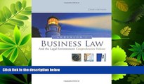 FAVORITE BOOK  Anderson s Business Law and the Legal Environment, Comprehensive Volume