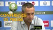 Conférence de presse Tours FC - Gazélec FC Ajaccio (0-3) : Fabien MERCADAL (TOURS) - Jean-Luc VANNUCHI (GFCA) - 2016/2017