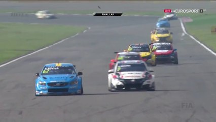 WTCC Shanghai 2016 Race 1 Great Battle For Win Last Lap
