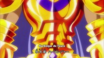 Cena de Saint Seiya Ômega - Harbinger e Genbu [FANDUBLADO]