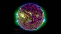 Two Powerfull Eruptions Spotless Sun G1 Storm WATCH for October 1st.