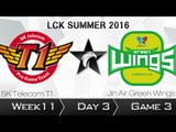《LOL》2016 LCK 夏季賽 國語 W11D3 SKT T1 vs Jin Air Game 3