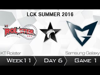 《LOL》2016 LCK 夏季賽 國語 W11D6 KT vs Samsung Game 1