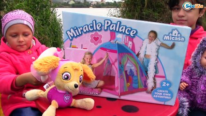 Пикник на природе Новые палатки Щенячий Патруль и Чудо Дворец для Принцесс ЩЕНЯЧИЙ ПАТРУЛЬ Игрушки