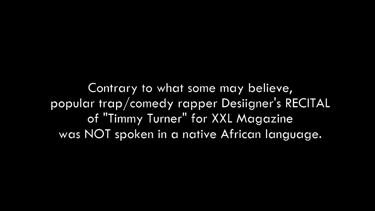 DESIIGNER ('Timmy Turner' XXL Freshmen 2016 recital) | Retard Rap Lyrics Transcribed by TAGLAY #1