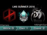 《LOL》2016 LMS 夏季賽 粵語 W8D1 MSE vs XG Game 2