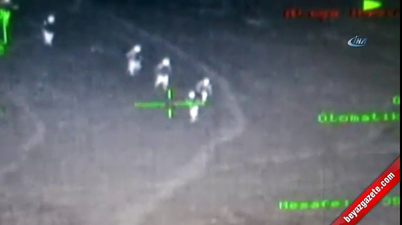 Ordu Mesudiye'de teröristlerin vurulma anı kamerada