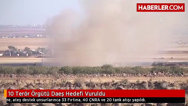 10 Terör Örgütü Daeş Hedefi Vuruldu