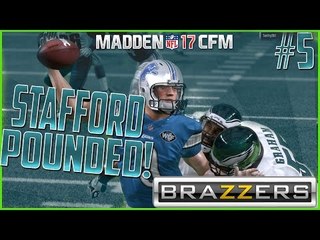 STAFFORD POUNDED! Madden NFL 17 Franchise | Eagles vs Lions - Ep 5
