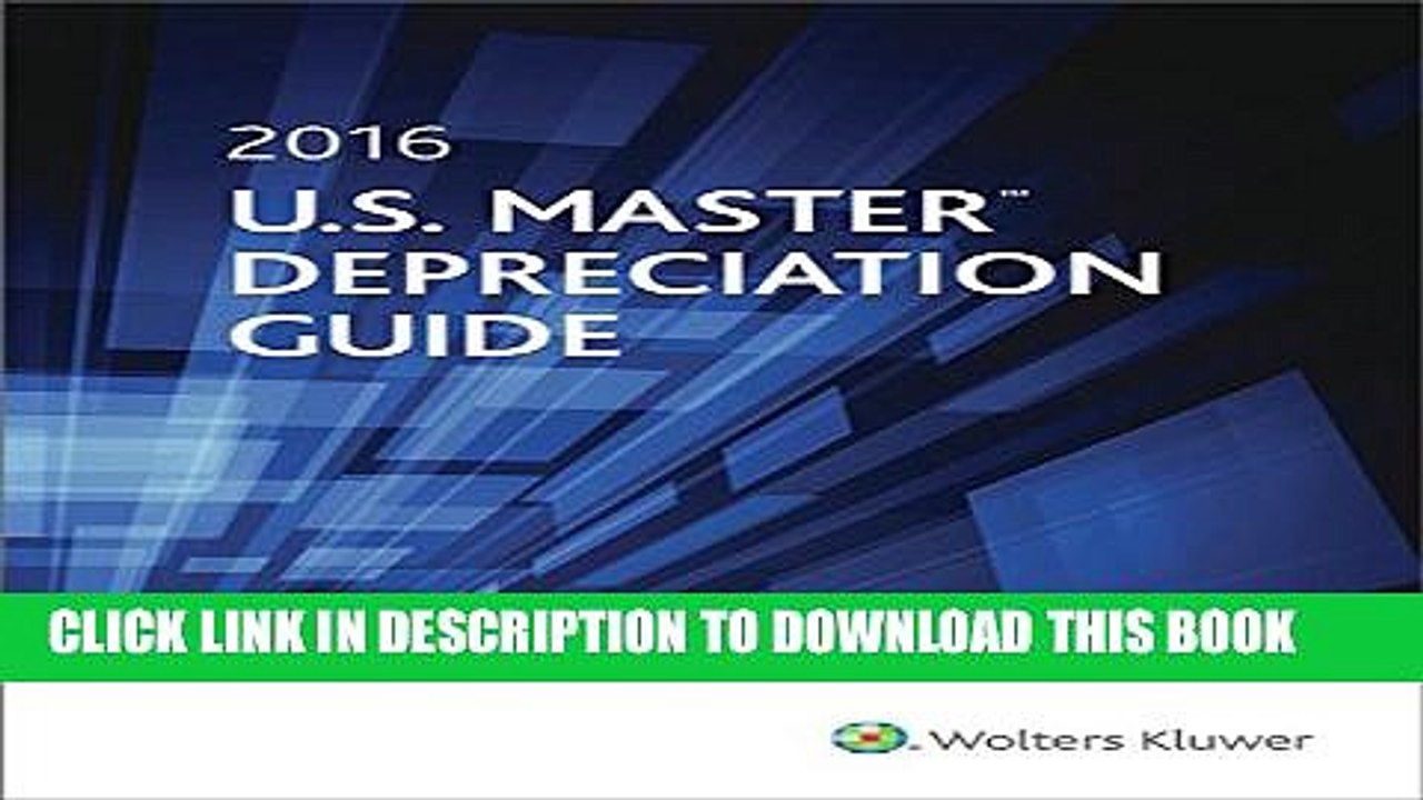 [PDF] U.S. Master Depreciation Guide (2016) Full Online