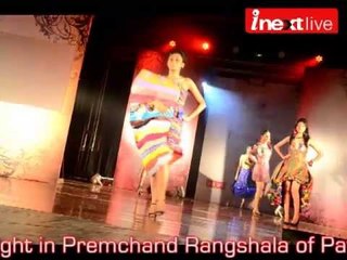 NIFT students walk the ramp in at Fashion Night
