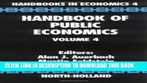 [PDF] Handbook of Public Economics, Volume 4 (Handbooks in Economics) Full Online