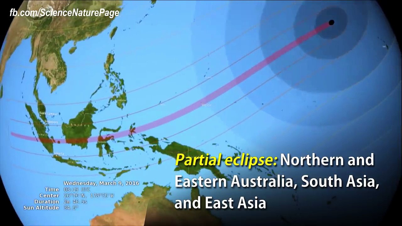 Total Solar Eclipse, March 9, 2016