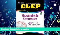 EBOOK ONLINE  Best Test Preparation for the CLEP Spanish Language  BOOK ONLINE