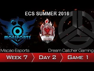 《LOL》2016 ECS 夏季賽 國語 W7D2 MoE vs DCG Game 1
