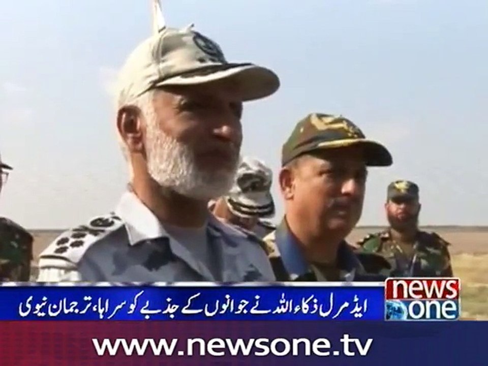 Naval Chief visits forward posts of Pakistan Navy