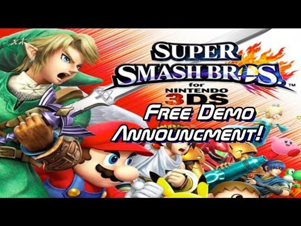 Super Smash Bros. 3ds: Free Demo Announcement!!!