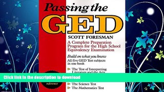 READ BOOK  Passing the Ged Rev  GET PDF