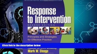 Big Deals  Response to Intervention, Second Edition: Principles and Strategies for Effective