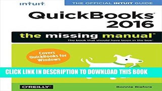 [PDF] QuickBooks 2016: The Missing Manual: The Official Intuit Guide to QuickBooks 2016 Popular