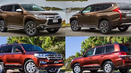 2016 Mitsubishi Pajero Sport Vs 2016 Toyota Land Cruiser - DESIGN!