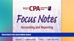 Big Deals  Wiley CPA Examination Review Focus Notes, Accounting and Reporting (CPA Examination