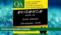 FAVORIT BOOK Evidence Q A 2005-2006 (Questions and Answers) READ EBOOK
