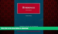 FAVORIT BOOK Evidence: Second Edition.  Federal Rules of Evidence Statutory Supplement, 2009-2010