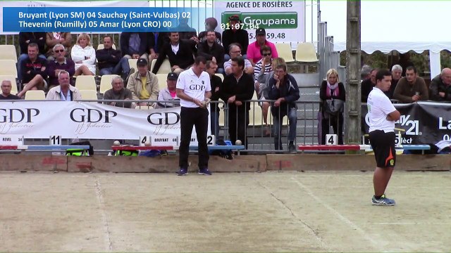 Quarts de finale, Sport Boules, troisième étape du Trophée Super 16, Villeneuve de Berg 2016