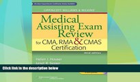 Big Deals  Lippincott Williams   Wilkins  Medical Assisting Exam Review for CMA, RMA   CMAS