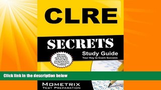 Big Deals  CLRE Secrets Study Guide: CLRE Exam Review for the Contact Lens Registry Examination