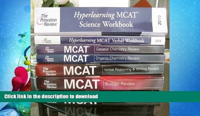 READ  The Princeton Review 2010 Mcat Set:Organic Chemistry,Physics   Math,Verbal Reasoning