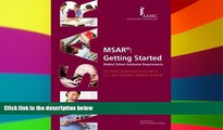 Big Deals  MSARÂ®: Getting Started Medical School Admission Requirements  Free Full Read Best Seller