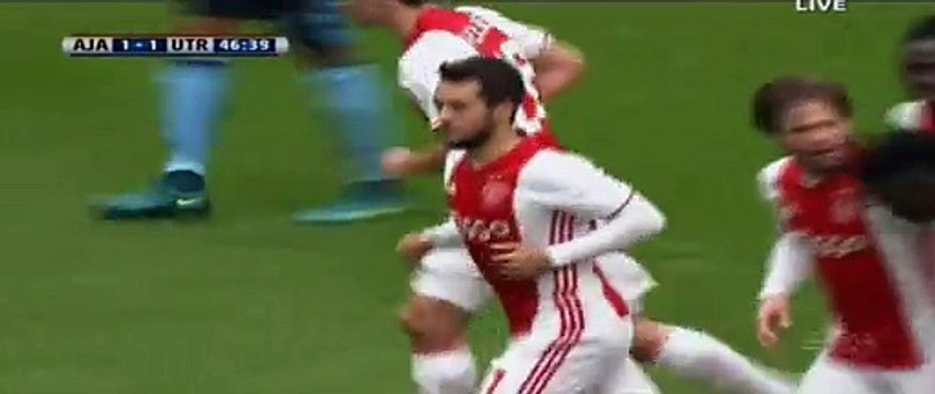 1-1 Ramon Leeuwin Own Goal HD - AFC Ajax 1-1 FC Utrecht - 02.10.2016 HD