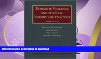 EBOOK ONLINE Domestic Violence and the Law (University Casebook Series) READ PDF FILE ONLINE
