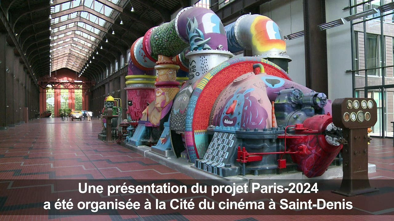 Thomas Bach, président du CIO, découvre le projet Paris-2024