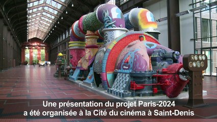 Thomas Bach, président du CIO, découvre le projet Paris-2024