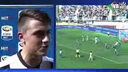 Télécharger la video: Intervista a Dybala post Empoli0-3 Juventus