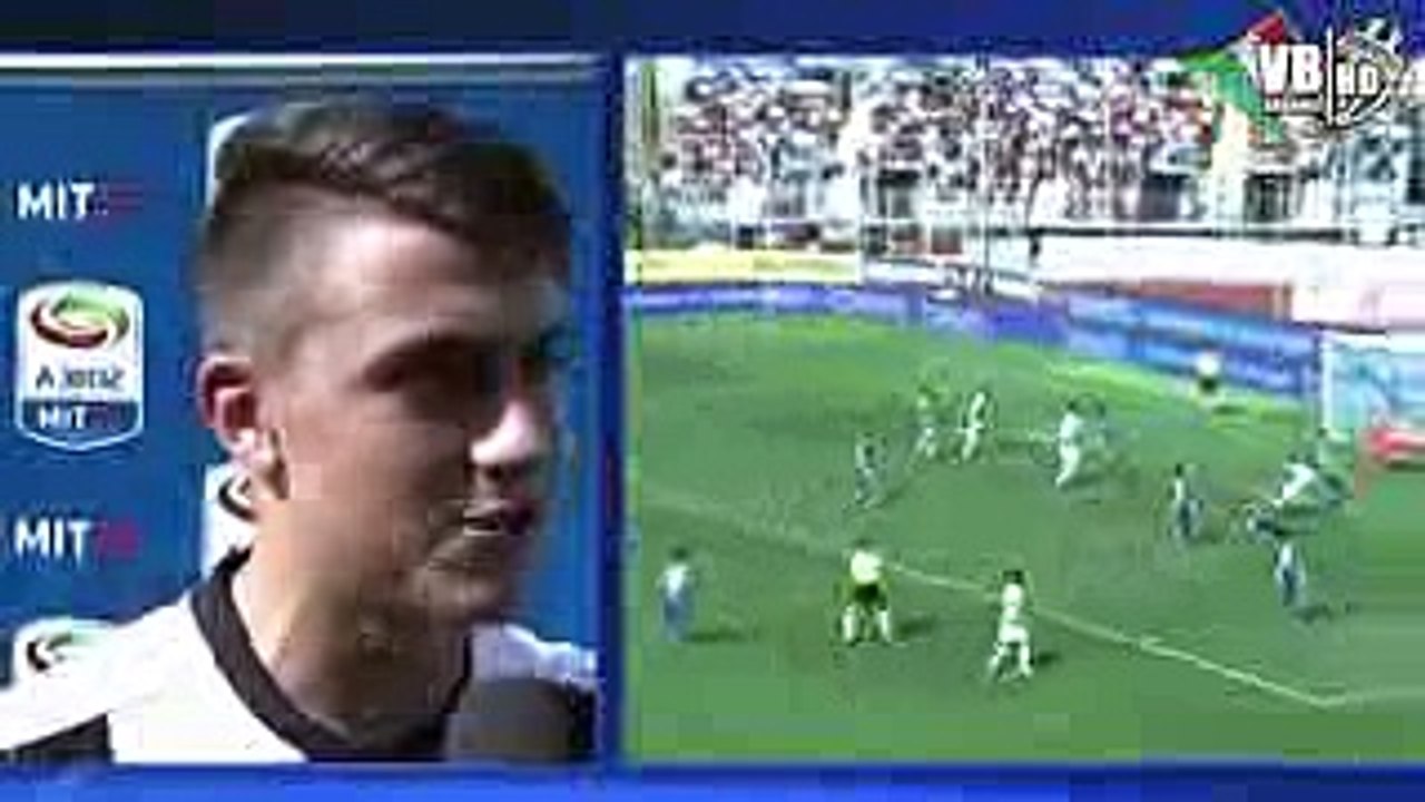 Intervista a Dybala post Empoli0-3 Juventus