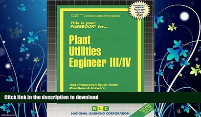 READ  Plant Utilities Engineer III/IV (Passbooks)  BOOK ONLINE