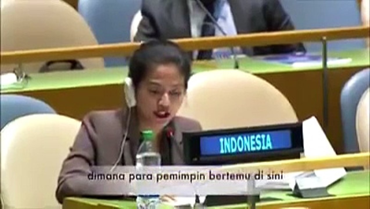 [FULL ⁄ TEKS INDONESIA] Pidato Nara Masista Rakhmatia Diplomat Muda Indonesia di PBB