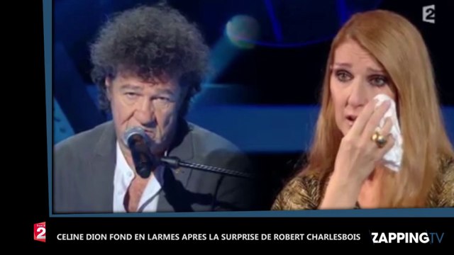 Le Grand Show : Céline Dion en pleurs après la surprise de Robert Charlebois (vidéo)