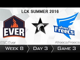 《LOL》2016 LCK 夏季賽 國語 W8D3 Ever vs Afreeca Game 3