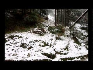 Snow fall in Mussoorie 2013