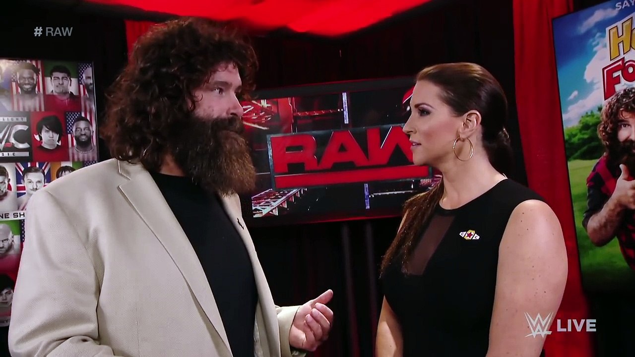 Mick Foley questions Stephanie McMahon's integrity: Raw, Sept. 26, 2016