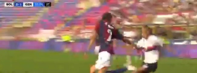 Giovanni Simoene Goal ~ Bologna 0-1 Genoa Serie A 2.10.2016 -