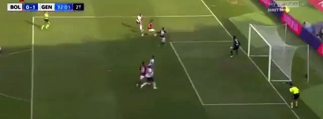 Giovanni Simoene Goal ~ Bologna 0-1 Genoa Serie A 2.10.2016